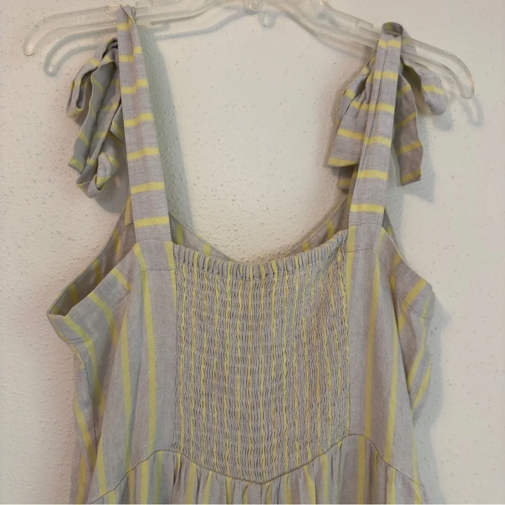Loft Beach Linen Wide Leg Cropped Jumpsuit Beige
Yellow Boho Minimalist Sz L - Picture 11 of 16